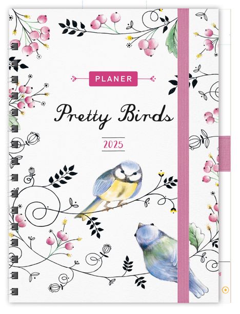 Planer Pretty Birds 2025, Kalender