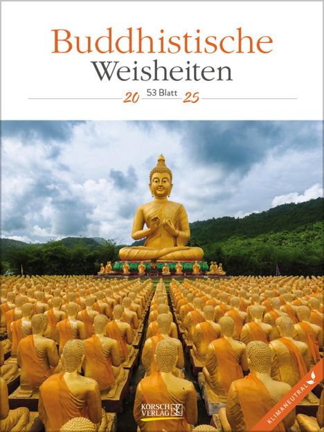Buddhistische Weisheiten 2025, Kalender