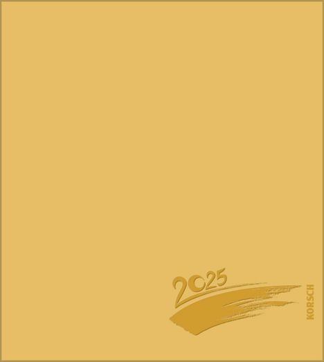 Foto-Malen-Basteln Bastelkalender gold 2025, Kalender