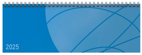 Tischkalender quer Professional Colourlux 2025 blau, Kalender