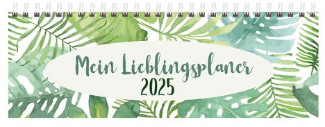 Tischkalender Lieblingsplaner 2025 quer, Kalender