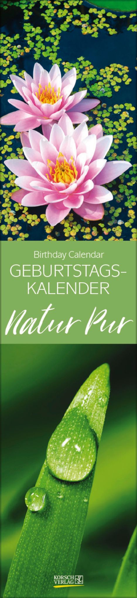 Geburtstags-Langplaner Natur Pur, Kalender