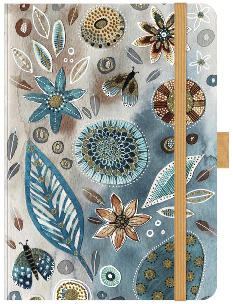 Premium Timer Big "Floral Collage" 2025, Buch