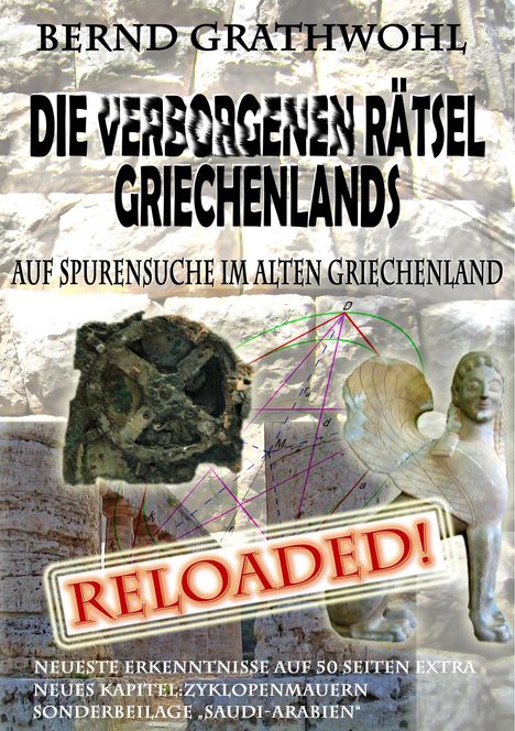 Bernd Grathwohl: Die verborgenen Rätsel Griechenlands, Buch