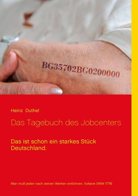 Heinz Duthel: Das Tagebuch des Jobcenters, Buch