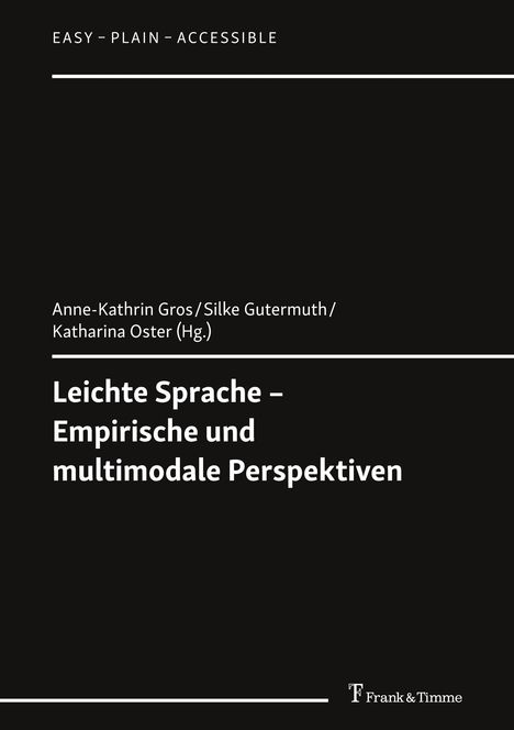 Leichte Sprache - Empirische und multimodale Perspektiven, Buch