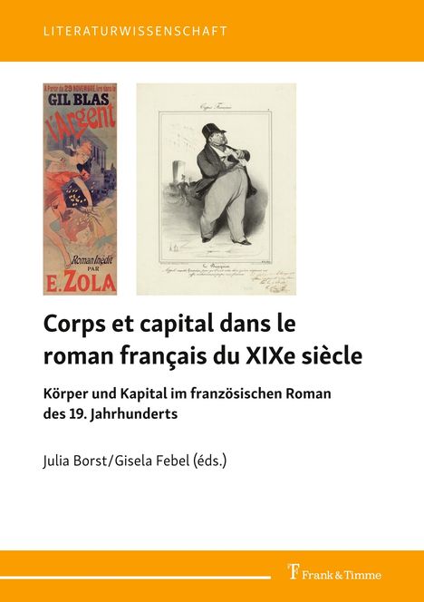 Corps et capital dans le roman français du XIXe siècle, Buch