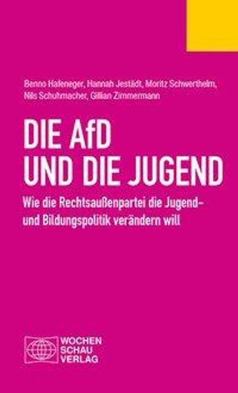 Benno Hafeneger: Hafeneger, B: AfD und die Jugend, Buch