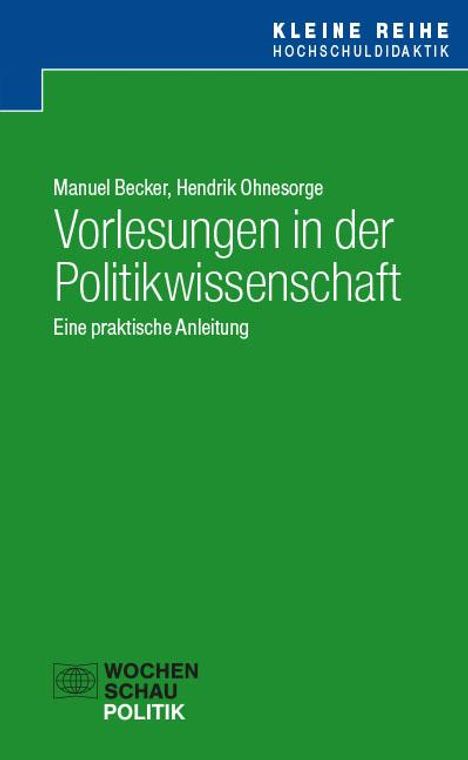 Manuel Becker: Vorlesungen in der Politikwissenschaft, Buch