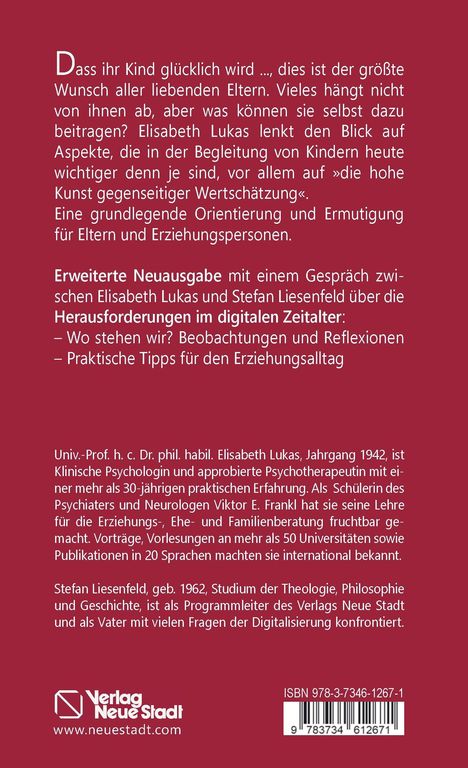 Elisabeth Lukas: Die Kunst der Wertschätzung, Buch