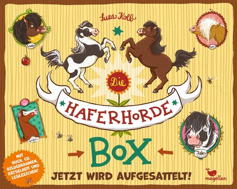 Suza Kolb: Die Haferhorde - Jetzt wird aufgesattelt!, Buch