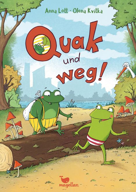 Anna Lott: Quak und weg!, Buch