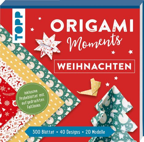 Origami Moments - Weihnachten. Der perfekte Faltspaß für Winter & Weihnachten, Buch