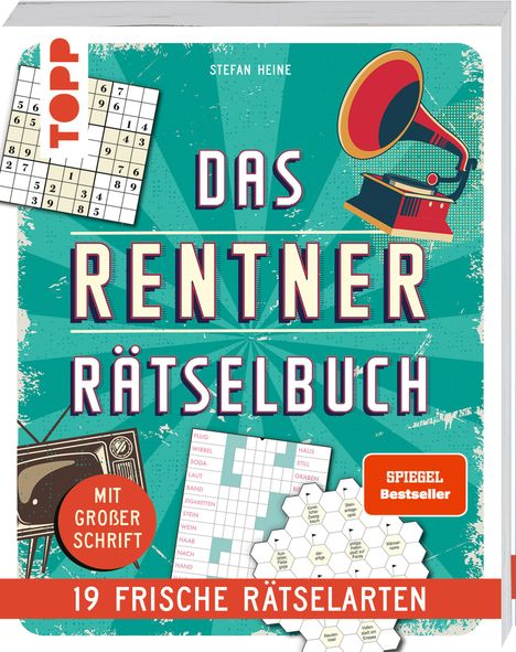 Stefan Heine: Das Rentner-Rätselbuch - 19 frische Rätselarten mit Nostalgie-Effekt., Buch