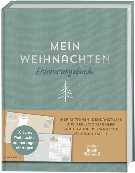 Birgit Fazis: Mein Weihnachten. Erinnerungsbuch., Buch