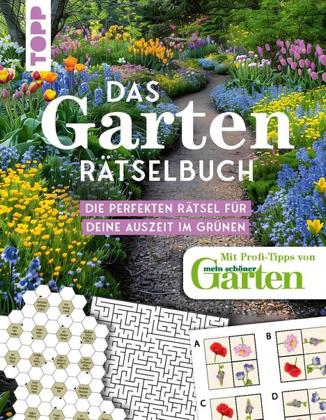 Frechverlag: Das Garten-Rätselbuch - Mit Profi-Tipps von "mein schöner Garten" für das ganze Jahr, Buch