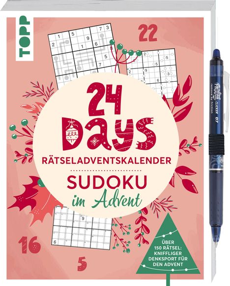 Frechverlag: 24 DAYS RÄTSELADVENTSKALENDER - Sudoku im Advent, Buch