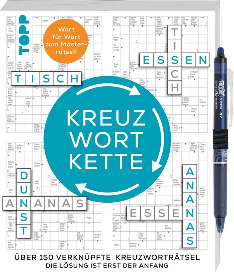 Frechverlag: Die Kreuzwortkette - 150 verknüpfte Kreuzworträtsel: Die Lösung ist erst der Anfang, Buch