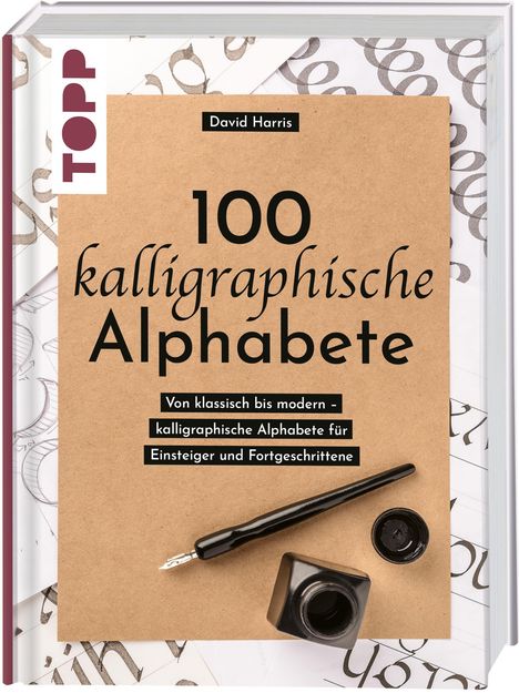 David Harris: 100 kalligraphische Alphabete, Buch