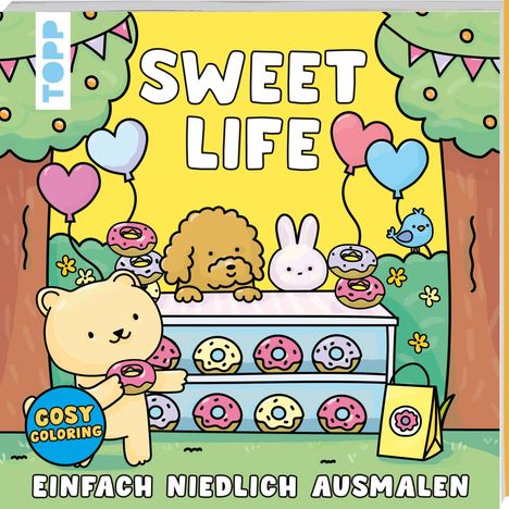 Sam Jayne: Cosy Coloring - Sweet Life, Buch
