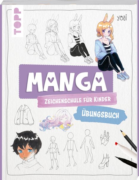 Yoai: Manga-Zeichenschule für Kinder Übungsbuch, Buch