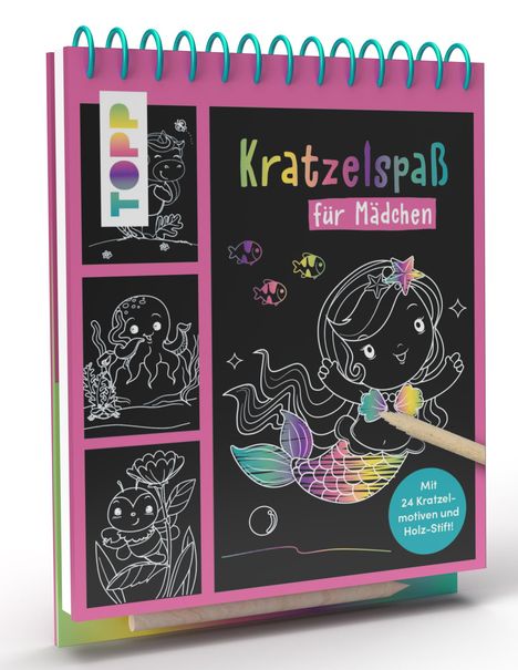 Kratzelspaß für Mädchen, Buch