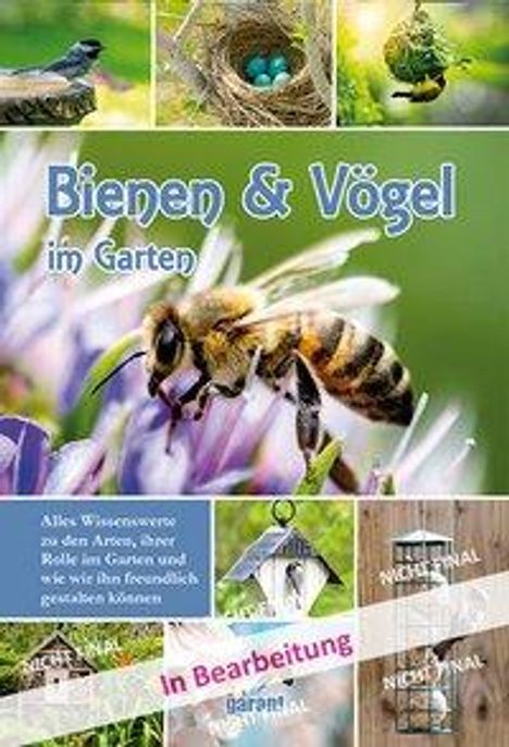 Bienen und Vögel im Garten, Buch