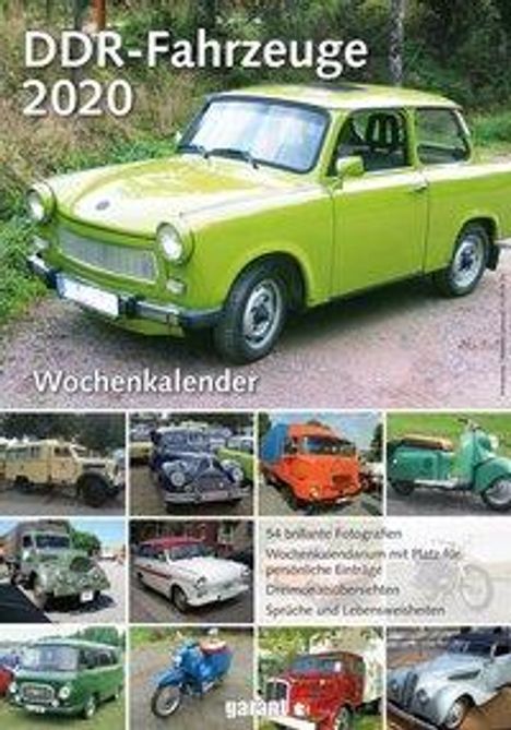 DDR Fahrzeuge 2020 Wochenkalender, Diverse