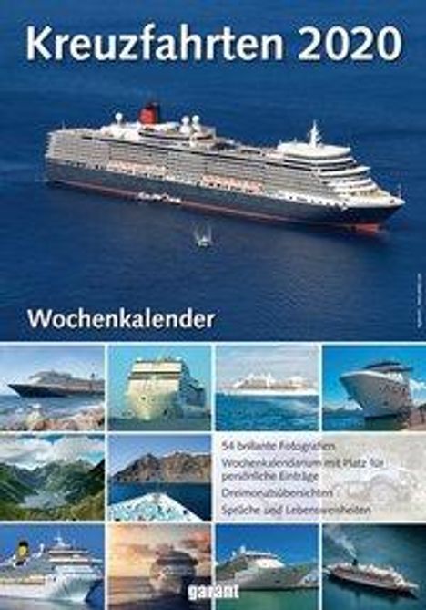 Wochenkalender Kreuzfahrt 2020, Kalender