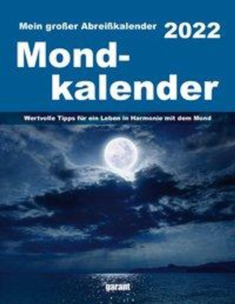 Mond 2022 Abreißkal., Kalender