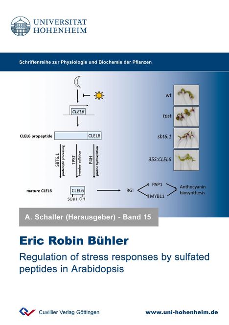 Eric Robin Bühler: Regulation of stress responses by sulfated peptides in Arabidopsis, Buch