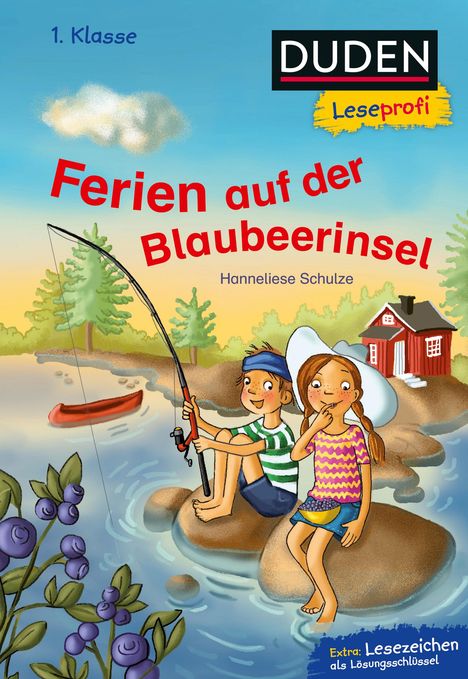 Hanneliese Schulze: Duden Leseprofi - Ferien auf der Blaubeerinsel, 1. Klasse, Buch