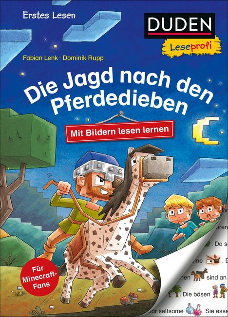 Fabian Lenk: Duden Leseprofi - Mit Bildern lesen lernen. Die Jagd nach den Pferdedieben, Buch