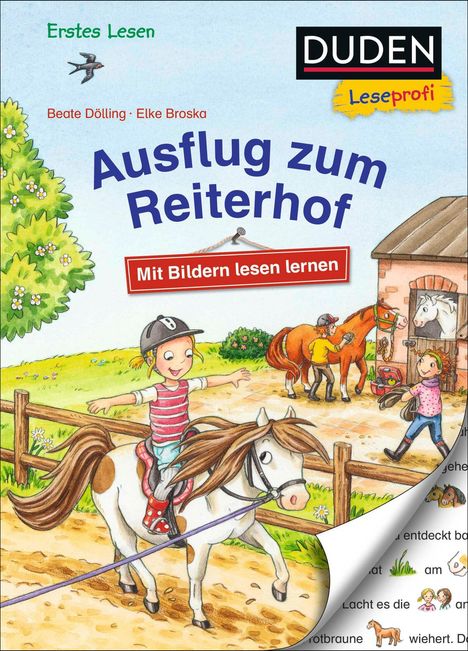 Beate Dölling: Duden Leseprofi - Mit Bildern lesen lernen: Ausflug zum Reiterhof, Erstes Lesen, Buch