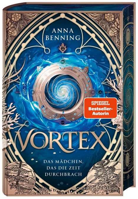 Anna Benning: Vortex - Das Mädchen, das die Zeit durchbrach Schmuckausgabe, Buch