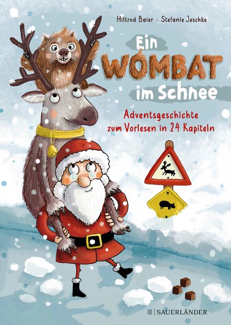 Hiltrud Baier: Ein Wombat im Schnee. Adventsgeschichte zum Vorlesen in 24 Kapiteln, Buch