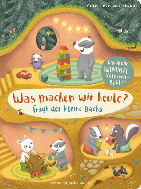 Was machen wir heute?, fragt der kleine Dachs, Buch