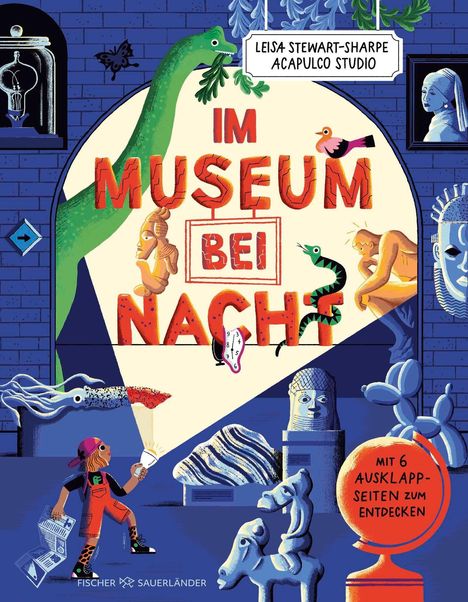 Leisa Stewart-Sharpe: Im Museum bei Nacht, Buch