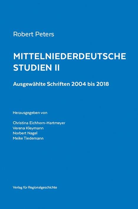 Robert Peters: Peters, R: Mittelniederdeutsche Studien II, Buch