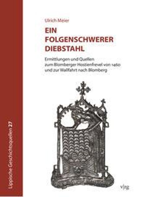 Ulrich Meier: Ein folgenschwerer Diebstahl, Buch