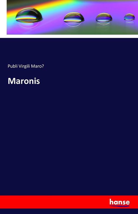 Publi Virgili Maro¿: Maronis, Buch