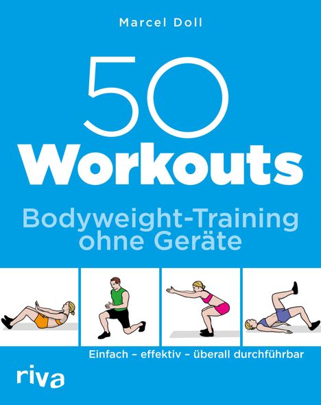 Marcel Doll: 50 Workouts - Bodyweight-Training ohne Geräte, Buch