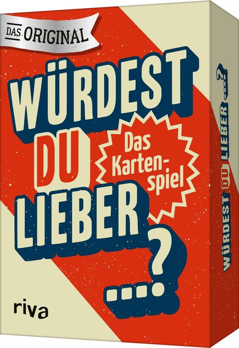 Riva Verlag: Würdest du lieber ...?, Spiele