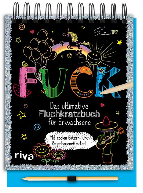 FUCK - Das ultimative Fluchkratzbuch für Erwachsene, Buch
