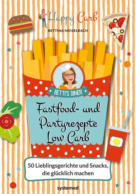Bettina Meiselbach: Happy Carb: Fastfood- und Partyrezepte Low Carb, Buch