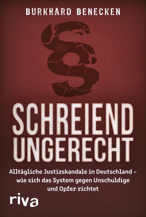 Burkhard Benecken: Schreiend ungerecht, Buch