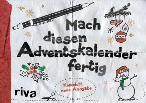 Mach diesen Adventskalender fertig, Buch