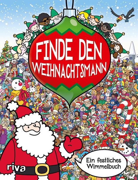 Finde den Weihnachtsmann, Buch