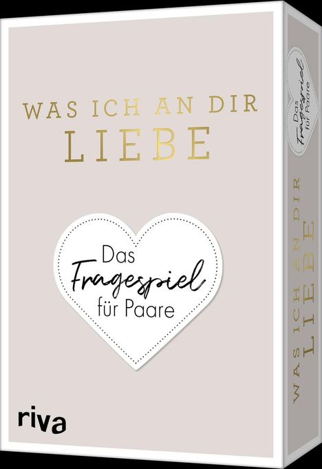 Alexandra Reinwarth: Was ich an dir liebe - Das Fragespiel für Paare, Spiele