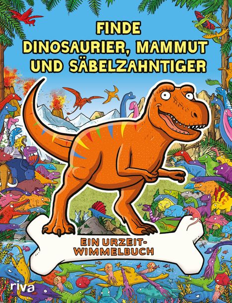 Helen Brown: Finde Dinosaurier, Mammut und Säbelzahntiger, Buch